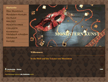 Tablet Screenshot of mondstern-kunst-management.com
